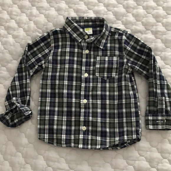 Boys 3T Crazy 8 Long Sleeve Button Up Shirts - Picture 4 of 7
